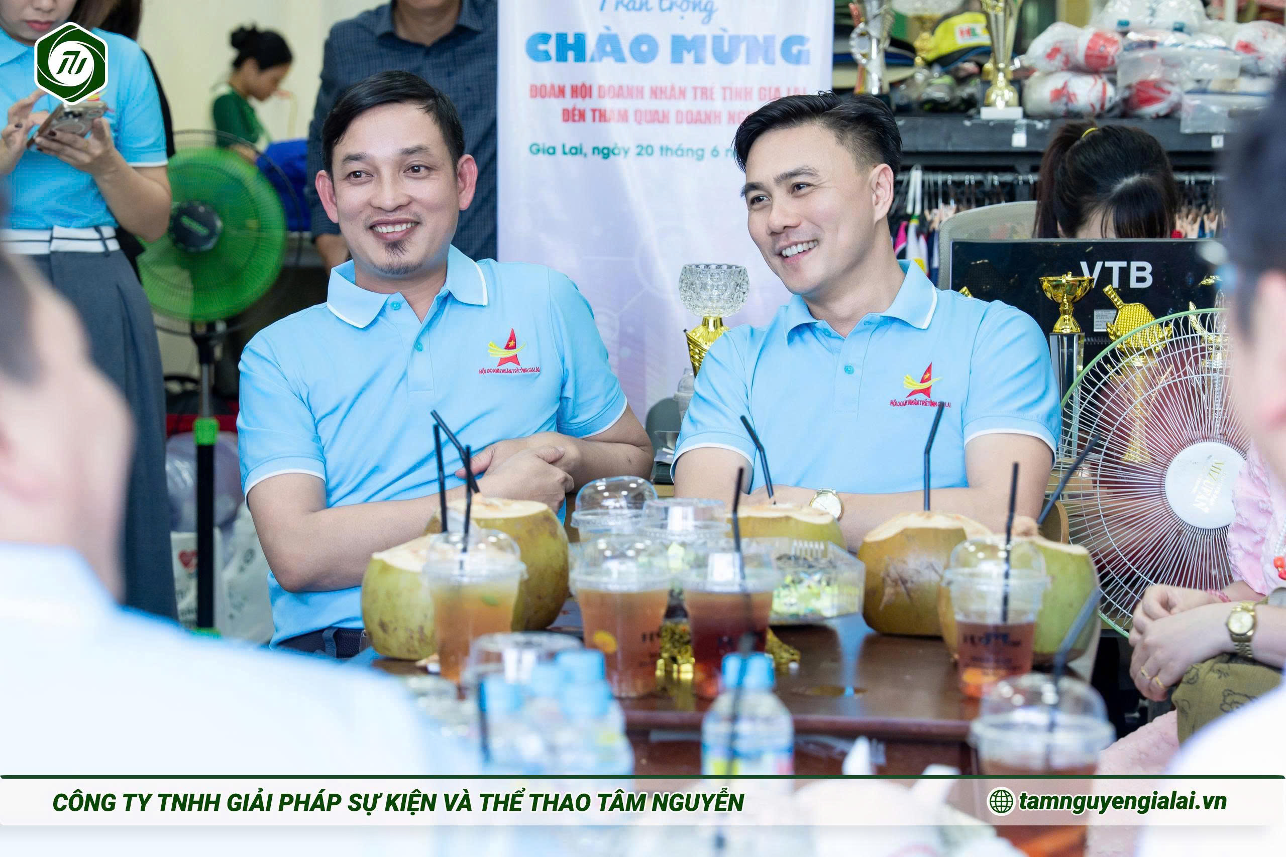 Tâm Nguyễn Gia Lai đón Đoàn Hội Doanh nhân trẻ Gia Lai ngày 21/06