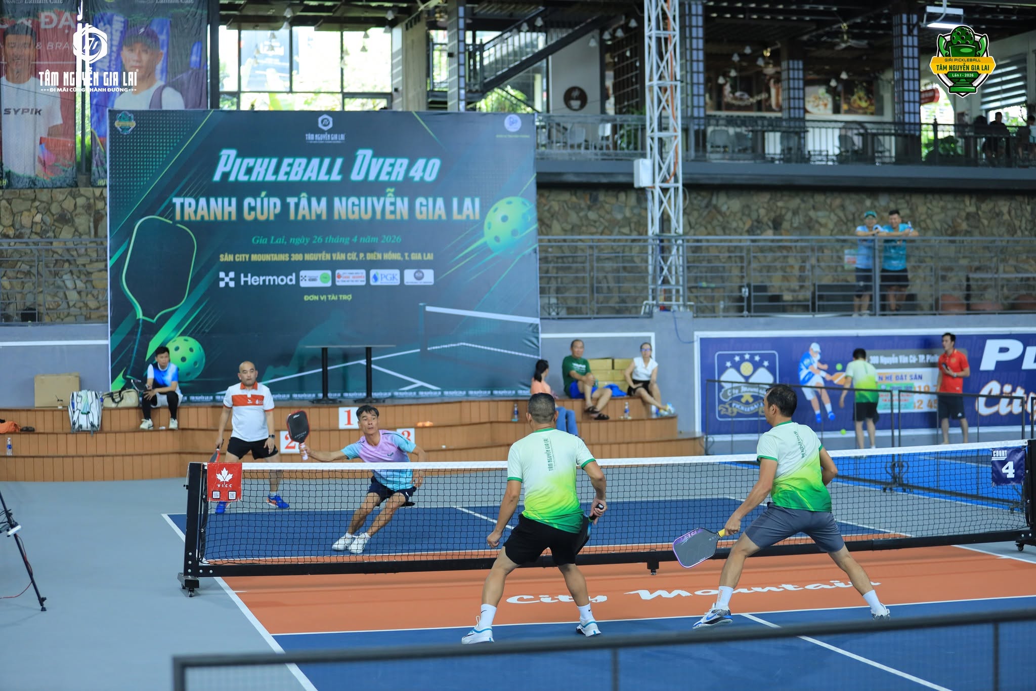 Giải Pickleball Tâm Nguyễn Gia Lai 2026 diễn ra sất sôi nổi