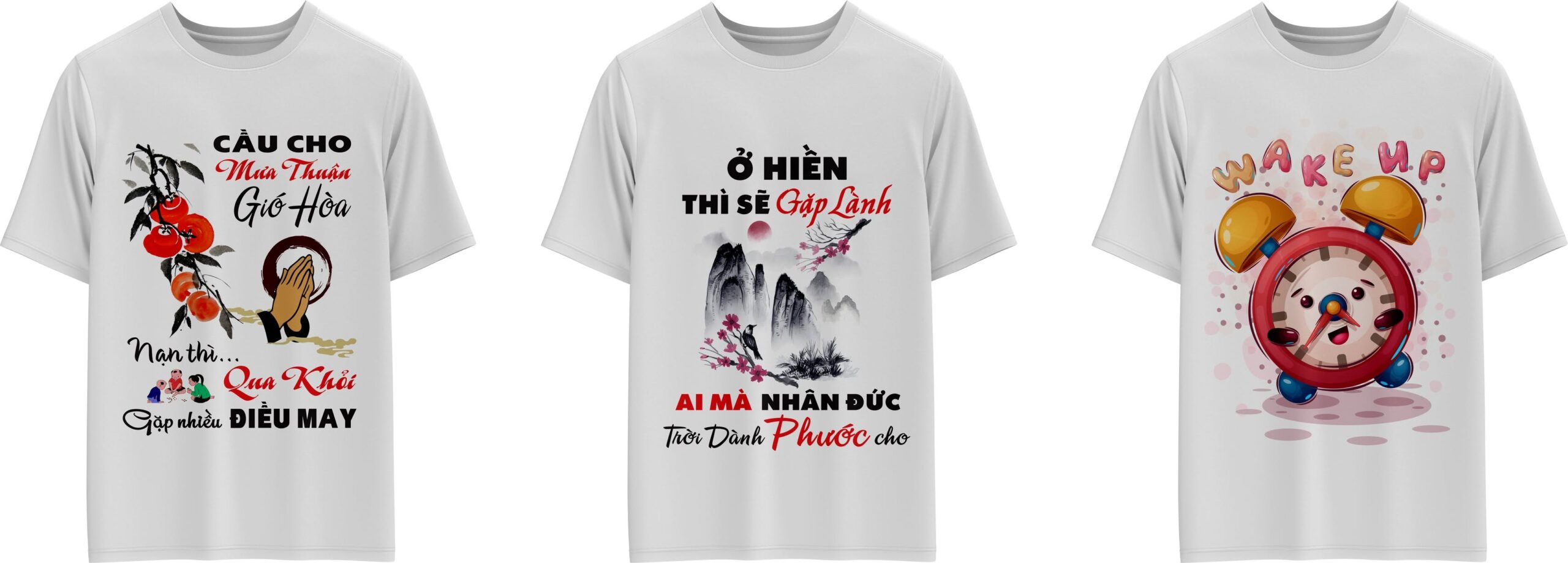 in áo cổ tròn cotton theo yêu cầu tại Gia Lai