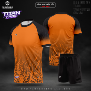Alternative view of Áo Bóng Đá May Hoả Tốc TITAN